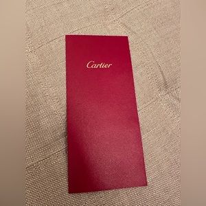 Cartier receipt holder